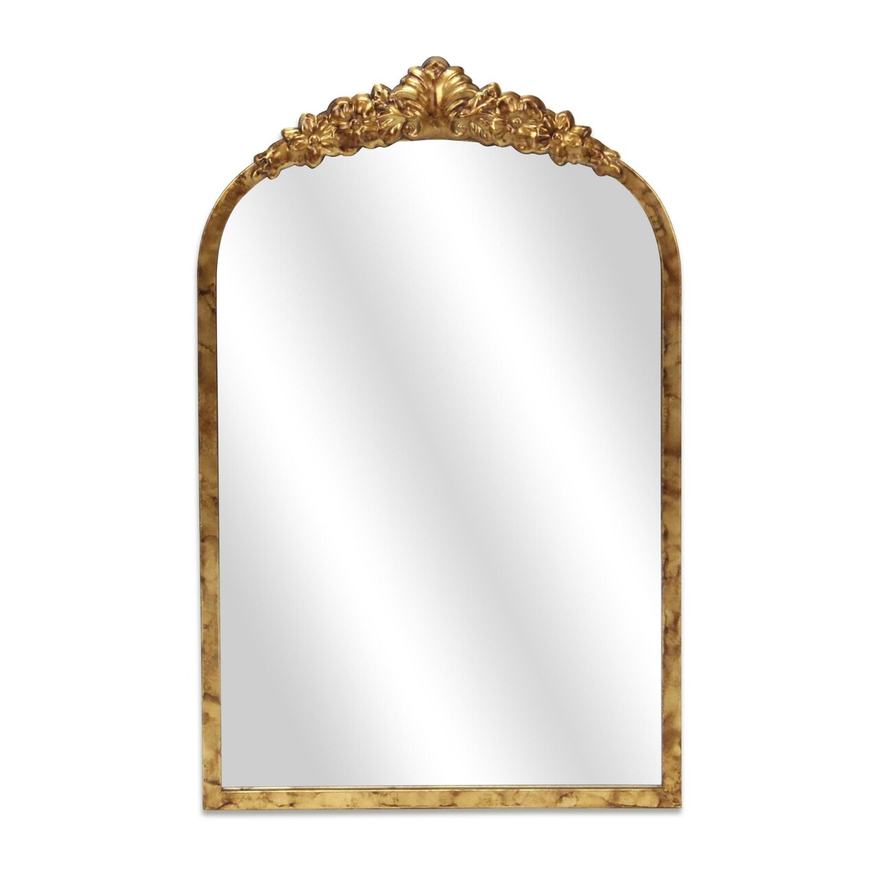 Contemporary Home Living Victorian Framed Wall Mirror - 15.75" - Gold